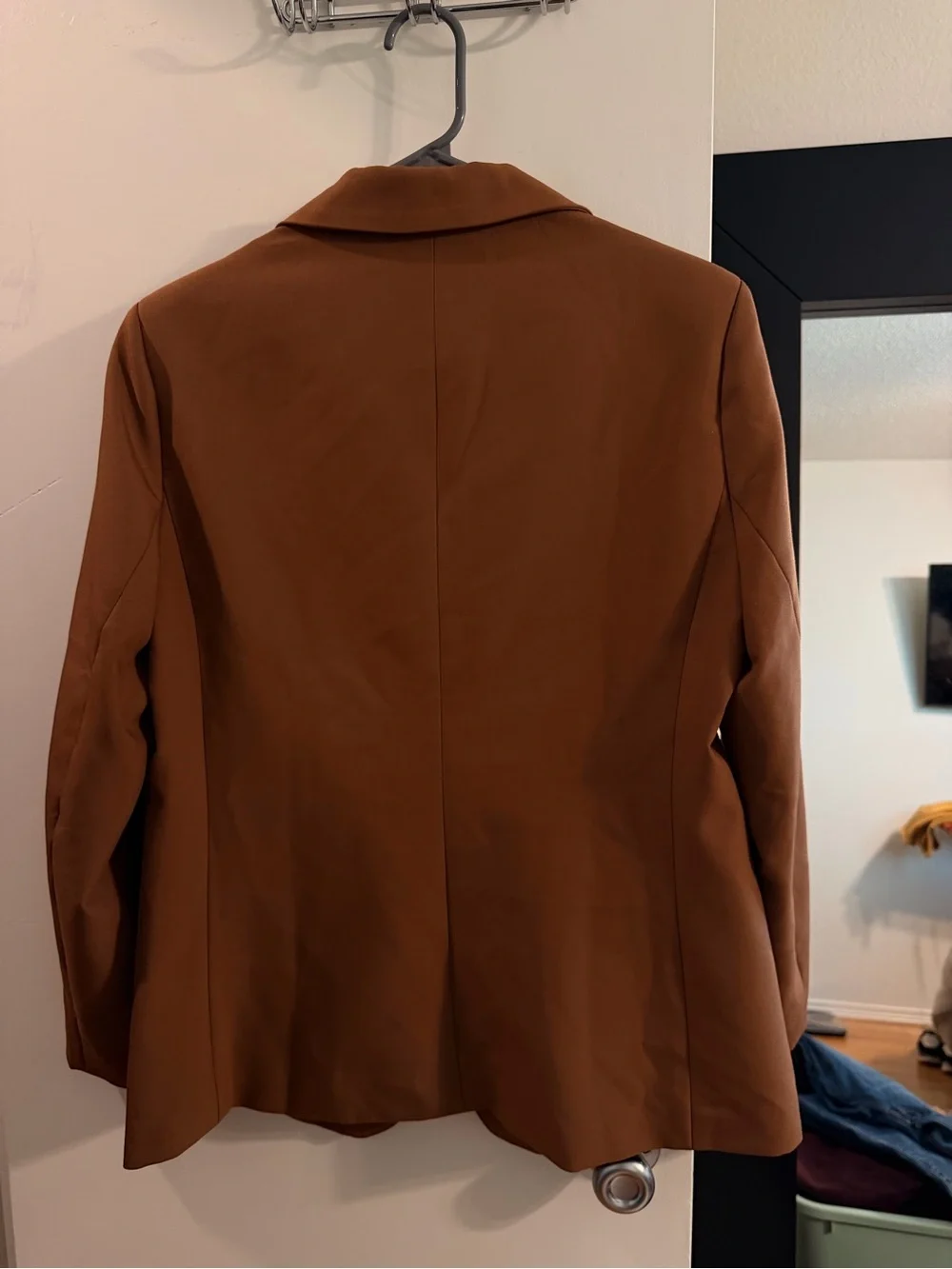 Elleven Women's Single-Button Brown Blazer